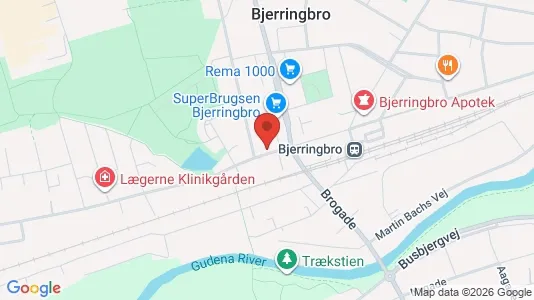 Liikekiinteistöt Myynnissä i Bjerringbro - Kuva Google Street Viewstä