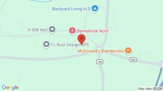 Kontorer til leie i Brønderslev – Bilde fra Google Street View