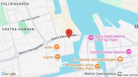 Kontorslokaler för uthyrning i Malmö Centrum – Foto från Google Street View