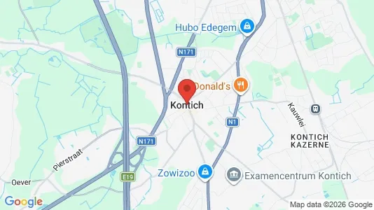Kontorlokaler til leje i Kontich - Foto fra Google Street View