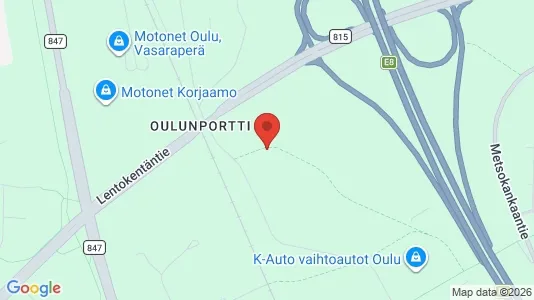 Företagslokaler för uthyrning i Uleåborg – Foto från Google Street View