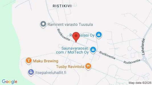 Lagerlokaler til leje i Tuusula - Foto fra Google Street View