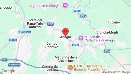 Varastot Vuokrattavana i Anagni - Kuva Google Street Viewstä