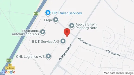 Varastot Myynnissä i Padborg - Kuva Google Street Viewstä