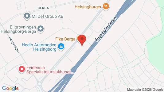 Kontorlokaler til leje i Helsingborg - Foto fra Google Street View