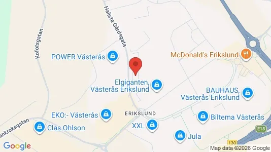 Varastot Vuokrattavana i Västerås - Kuva Google Street Viewstä