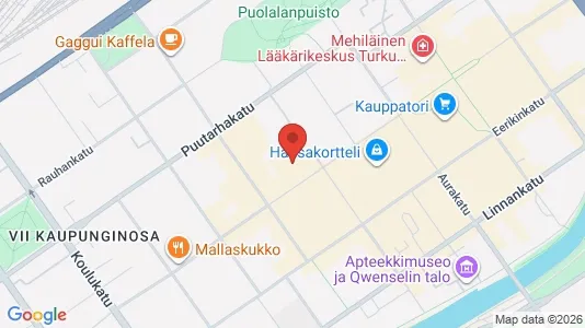Kontorslokaler för uthyrning i Åbo – Foto från Google Street View