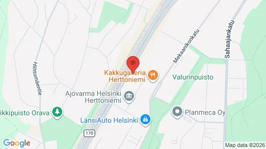Büros zur Miete i Helsinki Itäinen – Foto von Google Street View