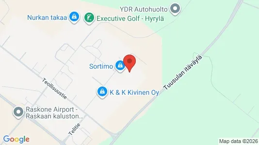 Lager til leie i Tuusula – Bilde fra Google Street View