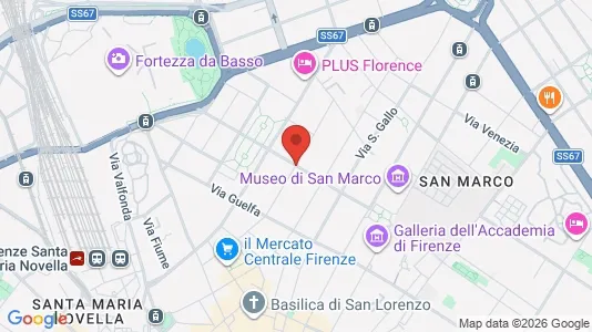 Lagerlokaler til salg i Firenze - kort over placeringen