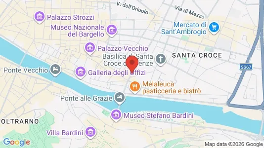 Lagerlokaler til salg i Firenze - kort over placeringen