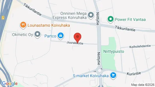 Lagerlokaler til leje i Vantaa - Foto fra Google Street View