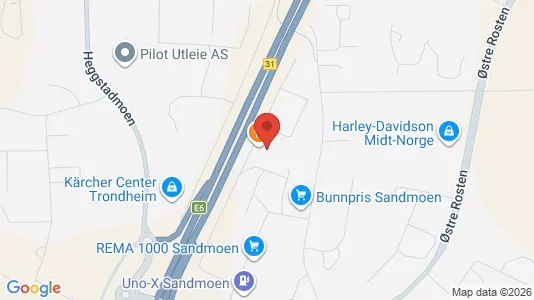Kontorer til leie i Trondheim Heimdal – Bilde fra Google Street View