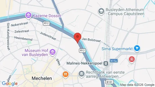 Kontorlokaler til leje i Mechelen - Foto fra Google Street View