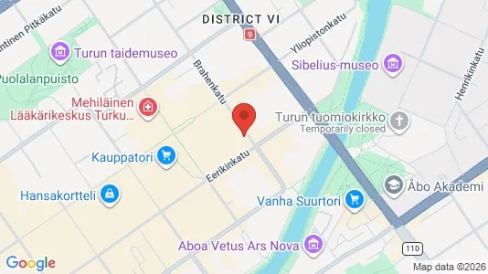 Kontorslokaler för uthyrning i Åbo – Foto från Google Street View
