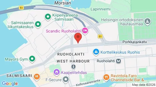 Büros zur Miete i Helsinki Eteläinen - kort over placeringen