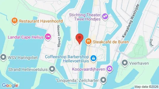 Commercial properties for sale i Hellevoetsluis - kort over placeringen