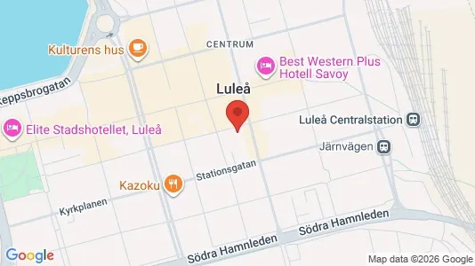 Toimistotilat Vuokrattavana i Luleå - Kuva Google Street Viewstä