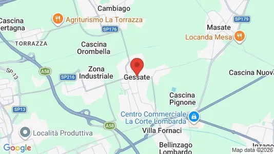 Butikklokaler til leie i Gessate – Bilde fra Google Street View