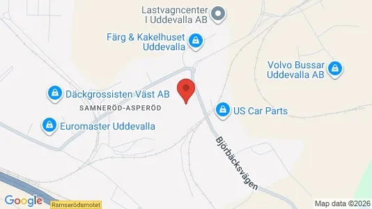 Liikekiinteistöt Vuokrattavana i Uddevalla - Kuva Google Street Viewstä