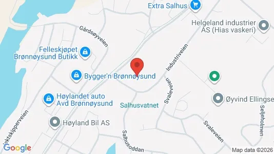 Espacios de oficina En alquiler i Brønnøy - Foto de Google Street View