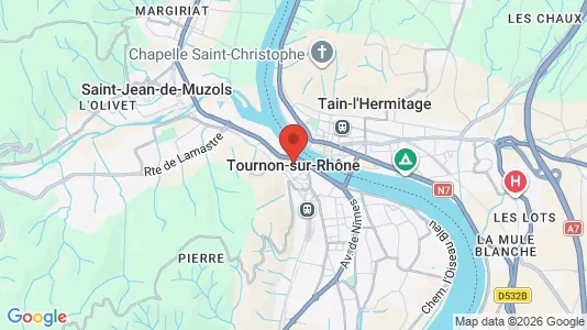 Büros zur Miete i Tournon-sur-Rhône – Foto von Google Street View
