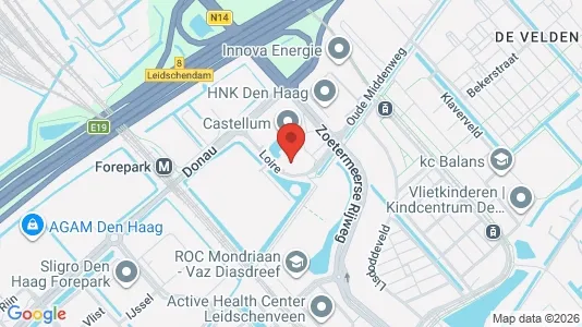Office spaces for rent i The Hague Centrum - kort over placeringen