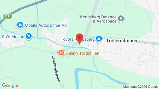 Gewerbeflächen zur Miete i Kongsberg – Foto von Google Street View