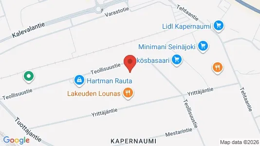 Gewerbeflächen zur Miete i Seinäjoki – Foto von Google Street View