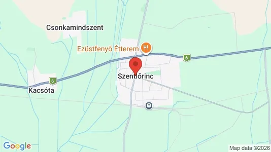 Commercial properties for sale i Szentlőrinci - kort over placeringen