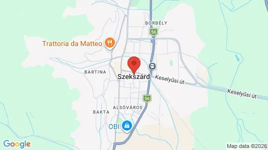 Commercial properties for sale i Szekszárdi - kort over placeringen