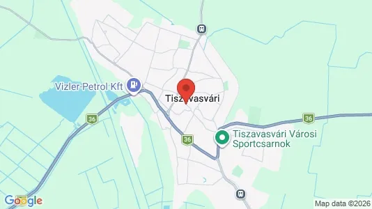 Liikekiinteistöt Myynnissä i Tiszavasvári - Kuva Google Street Viewstä