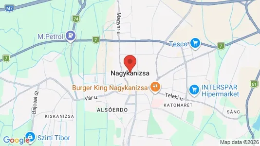 Commercial properties for sale i Nagykanizsai - kort over placeringen