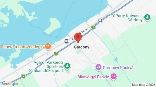 Commercial properties for sale i Gárdonyi - kort over placeringen