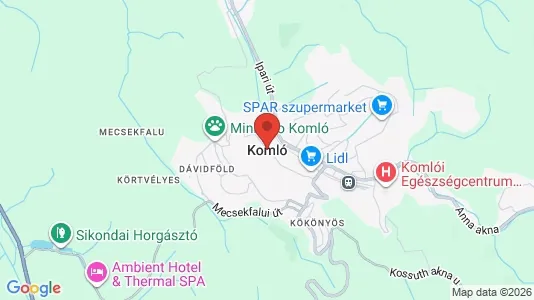 Bedrijfsruimtes te koop i Komlói - Foto uit Google Street View