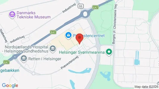 Office spaces for rent i Helsingør - kort over placeringen