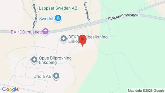 Værkstedslokaler til leje i Enköping - Foto fra Google Street View