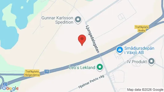 Kantorruimte te huur i Växjö - Foto uit Google Street View