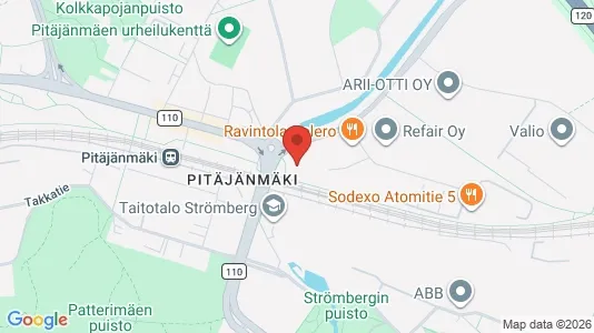 Lager zur Miete i Helsinki Läntinen – Foto von Google Street View