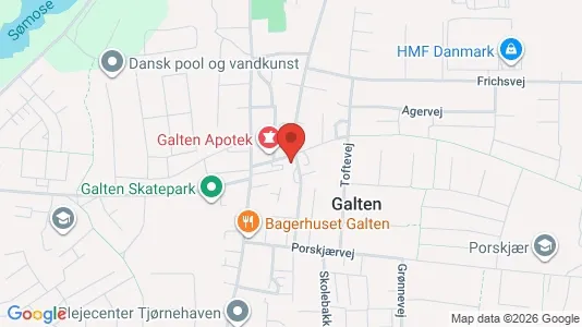 Kontorlokaler til leje i Galten - Foto fra Google Street View