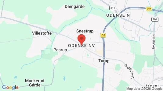 Kaupat Vuokrattavana i Odense NV - Kuva Google Street Viewstä