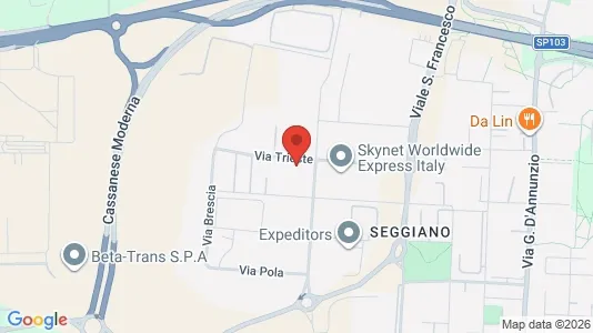 Varastot Vuokrattavana i Pioltello - Kuva Google Street Viewstä