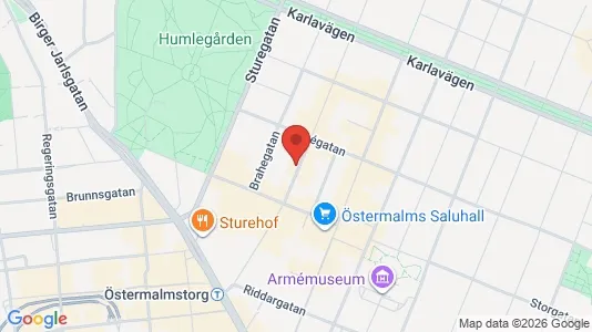 Toimistotilat Vuokrattavana i Östermalm - Kuva Google Street Viewstä