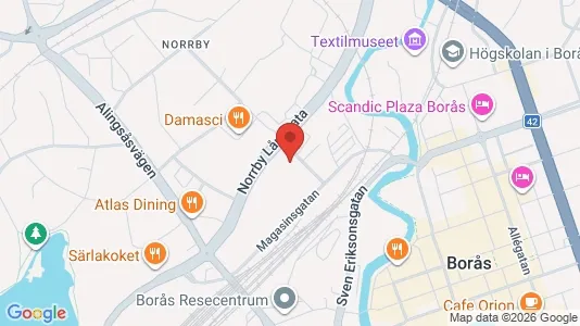 Kontorlokaler til leje i Borås - Foto fra Google Street View