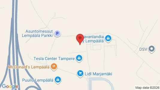Varastot Vuokrattavana i Lempäälä - Kuva Google Street Viewstä