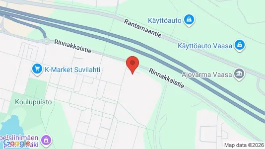 Varastot Vuokrattavana i Vaasa - Kuva Google Street Viewstä
