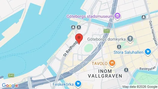 Kontorer til leie i Göteborg Sentrum - kort over placeringen