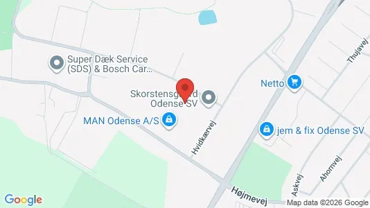 Kontorlokaler til leje i Odense SV - Foto fra Google Street View