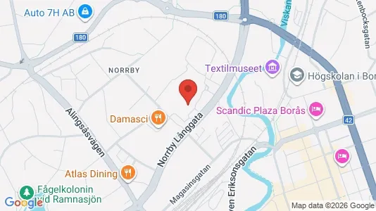 Office spaces for rent i Borås - Photo from Google Street View