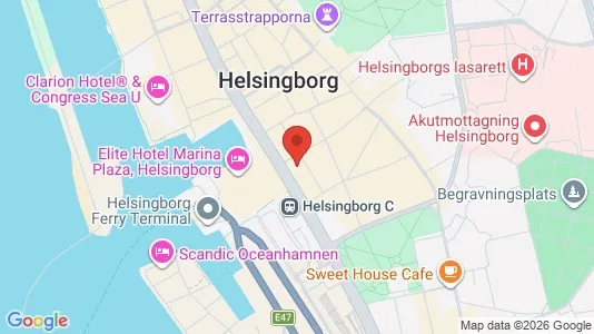 Kontorlokaler til leje i Helsingborg - Foto fra Google Street View
